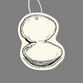 Paper Air Freshener Tag W/ Tab - Open Clam Shell